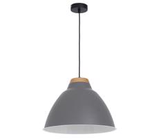 Lampa wisząca SKAL 1xE27/60W szara