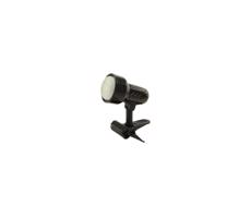 Lampa z klipsem KD 1xE27/24W/230V czarny