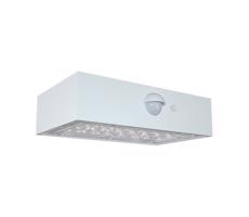 LED Kinkiet solarny z czujnikiem LED/3W/3,7V 3000K/4000K IP65 biały