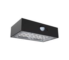 LED Kinkiet solarny z czujnikiem LED/3W/3,7V 3000K/4000K IP65 czarny