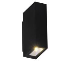 LED Kinkiet zewnętrzny ORLEAN 2xLED/2,5W/230V czarny IP54