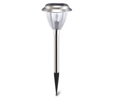 - LED Lampa solarna LED/0,08W/2V 30,4 cm 6500K IP44 chrom