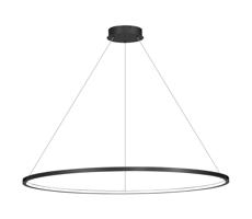 LED Łazienkowy żyrandol na lince SATURNO LED/65W/230V IP44 antracyt