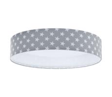 LED Plafon GALAXY KIDS LED/24W/230V stars szare/białe