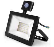 - LED Reflektor z czujnikiem LED/20W/230V 4000K IP65 czarny