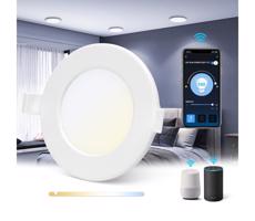 - LED Ściemnialny plafon 6W/230V śr. 11,5 cm Wi-Fi