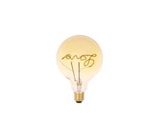 LED Żarówka FILAMENT VINTAGE LOVE G125 E27/2W/230V 2000K