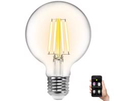 LED Żarówka ściemnialna FILAMENT G80 E27/6W/230V 2700-6500K Wi-Fi -