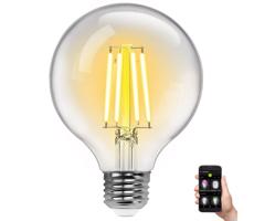 LED Żarówka ściemnialna FILAMENT G95 E27/6W/230V 2700-6500K Wi-Fi -