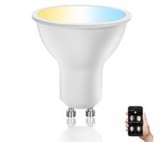 LED Żarówka ściemnialna GU10/6W/230V 2700-6500K Wi-Fi -