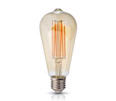 LED Żarówka VINTAGE FST64 E27/7W/230V 2700K