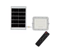 LED Zewnętrzny naświetlacz solarny LED/6W/3,2V IP65 4000K biały + pilot