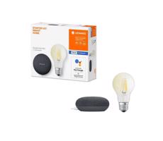 Ledvance - Inteligentny głośnik Google Nest Mini + LED Bulb SMART+ E27