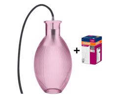 Ledvance - Lampa stołowa GRAPE 1xE27/40W/230V różowa