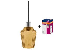 Ledvance - Lampa wisząca JAR 1xE27/40W/230V pomarańczowa