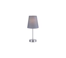 Leuchten Direkt 11680-15 - Lampa stołowa HEINRICH 1xE14/40W/230V szary