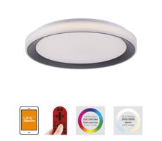 Leuchten Direkt 14659-18 - LED RGB Plafon ściemnialny LOLA LED/24W/230V + Pilot