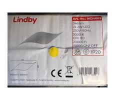 Lindby - LED Kinkiet SALKA 2xLED/2W/230V