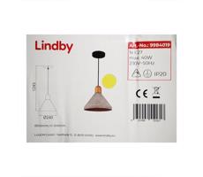 Lindby - Żyrandol na lince CAISY 1xE27/40W/230V