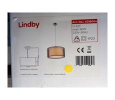 Lindby - Żyrandol na lince NICA 1xE27/60W/230V