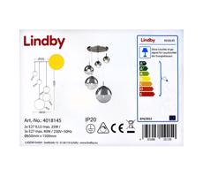 Lindby - Żyrandol na lince RAVENA 3xE27/40W/230V + 2xE27/25W/230V