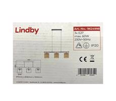 Lindby - Żyrandol na lince ZALIA 3xE27/60W/230V