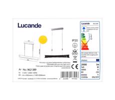 Lucande - LED Żyrandol ściemnialny na lince EBBA 5xLED/5W/230V