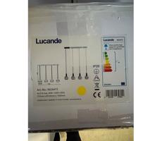 Lucande - Żyrandol na lince ABLY 4xE14/40W/230V