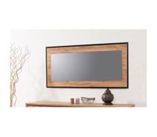 Lustro ścienne QUANTUM 60x110 cm brąz/czarny