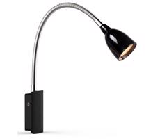 Markslöjd 105940 - LED Lampka ścienna TULIP LED/2,5W/230V czarny