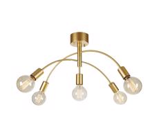 Markslöjd 108285 - Surface-mounted żyrandol CYGNUS 5xE27/40W/230V gold