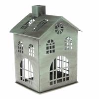 Metalowy świecznik Rustik House, 10,5 x 15 x 10 cm