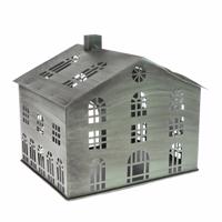 Metalowy świecznik Rustik House, 18 x 20,5 x 18 cm