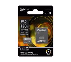 MicroSDXC 128 GB U3 Pro A1 90 MB/s + adapter SD