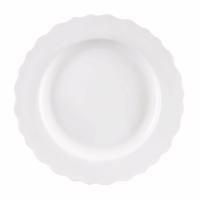 Orion Porcelanowy płytki talerz MONA fale, śr. 24,5 cm