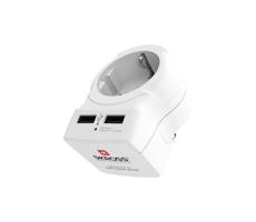 PA29USB - Adapter podróżny do USA 230V + 2x port USB