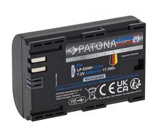 PATONA - Bateria Canon LP-E6NH 2400mAh Li-Ion Platinum USB-C