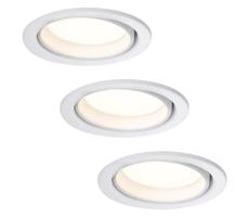 Paulmann 92022 - SET 3x LED Oprawa wpuszczana QUALITY LINE 3xLED/3W/230V/12V