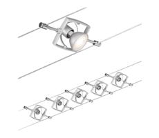 Paulmann 94133 - ZESTAW 5xGU5,3/10W Oświetlenie punktowe MAC 230V chrom