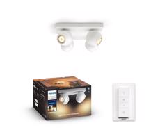 Philips 50474/31/P6 - LED Ściemnialne oświetlenie punktowe Hue BUCKRAM 4xGU10/5W/230V