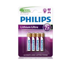 Philips FR03LB4A/10 - 4 szt. Bateria litowa AAA LITHIUM ULTRA 1,5V