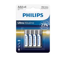 Philips LR03E4B/10 - 4 ks Bateria alkaliczna AAA ULTRA ALKALINE 1,5V