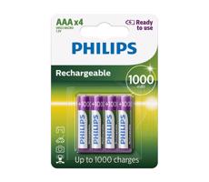 Philips R03B4RTU10/10 - 4 szt. Bateria ładowalna AAA MULTILIFE NiMH/1,2V/1000 mAh