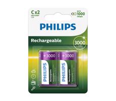 Philips R14B2A300/10 - 2 szt. Bateria ładowalna C MULTILIFE NiMH/1,2V/3000 mAh