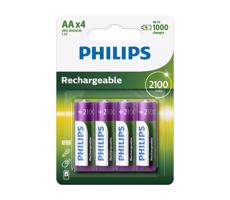 Philips R6B4A210/10 - 4 szt. Bateria ładowalna AA MULTILIFE NiMH/1,2V/2100 mAh