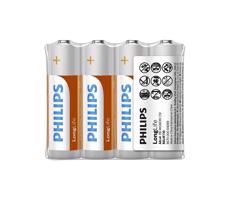 Philips R6L4F/10 - 4 szt. Cynkowo-chlorkowa AA LONGLIFE 1,5V