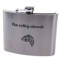 Piersiówka metalowa "Na duży połów", 1 l