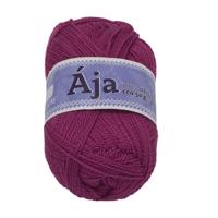 Przędza AJA burgundy, 50 g / 217 m, fioletowy