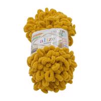 Przędza PUFFY musztardowy, 100 g / 9 m, żółty