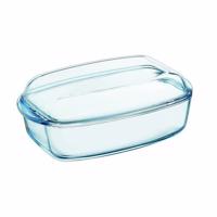 Pyrex Szklane naczynie do zapiekania z pokrywą, 4,5 l